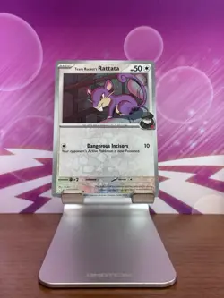 Team Rocket’s Rattata 147/182 Reverse Holo SV10: Destined Rivals Pokemon Card NM - Image 2