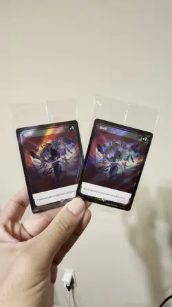 Riftbound Fist Bump Buff Double Sided Promo Card (EXCLUSIVE) Riot Foil - Image 2
