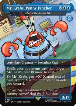 1x Mr. Krabs, Penny Pincher Light Play MTG Magic - Kid Icarus - - Image 1