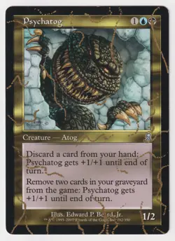 Altered Psychatog MP Odyssey 2001 WOTC MTG Magic Art Vintage Uncommon EDH! - Image 1