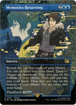 Memories Returning (Borderless) - 0331 - Final Fantasy MTG - Image 1