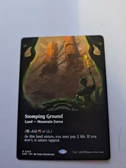 MTG - Stomping Ground (Borderless) - Edge of Eternities - LP - Image 1