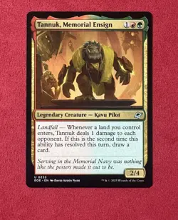 Tannuk, Memorial Ensign - Edge of Eternities EOE MTG Magic The Gathering #233 - Image 1