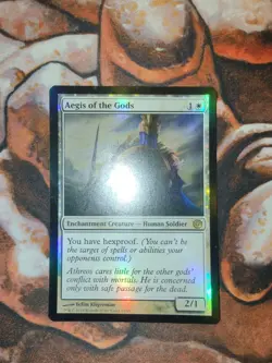 NM FOIL Aegis of the Gods Journey Into Nyx JOU MTG Magic the Gathering - Image 1