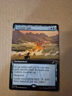 MTG Tectonic Split 0208 Regular (Extended Art) Avatar TLE NM - Image 1