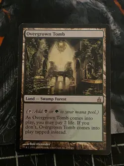 Overgrown Tomb - Ravinca : City of Guilds - MTG - Magic the Gathering - Image 1