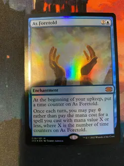 MTG Double Masters 2022 As Foretold Foil - Image 1