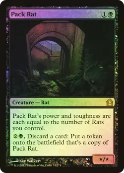 Return to Ravnica MTG FOIL Pack Rat Magic - Image 1