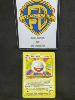 POKEMON BASE SET UNLIMITED ELECTRODE NONHOLO 21/102 PL/PR - Image 1