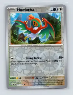 Pokemon TCG Hawlucha 089/131 SV: Prismatic Evolutions Reverse Holo NM - Image 1