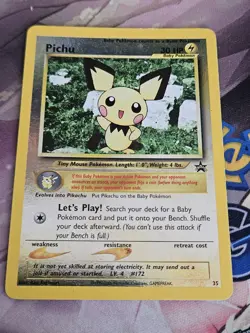 Pichu 35/53 Wotc Promo Reverse Holo Pokemon TCG LP - Image 1