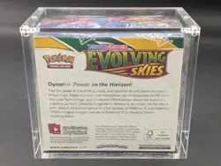 Pokemon TCG Sword & Shield Evolving Skies Booster Box w/Acrylic Case - Image 2