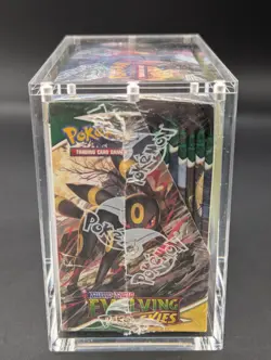 Pokemon TCG Sword & Shield Evolving Skies Booster Box w/Acrylic Case - Image 3