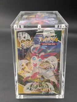 Pokemon TCG Sword & Shield Evolving Skies Booster Box w/Acrylic Case - Image 5