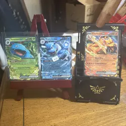 Charizard EX 6/165 & Venusaur EX 3/165 & Blastoise EX 9/165 151 Pokemon TCG NM - Image 1