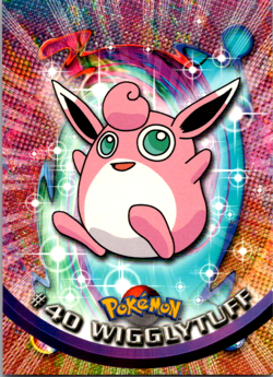 1999 Pokemon Topps Wigglytuff 40 Ungraded LP or Better non foil - Image 1