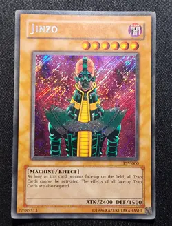 Yugioh! Jinzo - Near Mint - Pharaoh's Servant - PSV-000 - Secret Rare - - Image 1