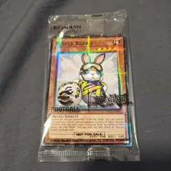 Yugioh -Rescue Rabbit EFC1-EN001 Neymar eFootball Collaboration Promo *Sealed* - Image 1