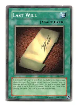 Last Will - SDY-039 - YuGiOh-LP - Image 1