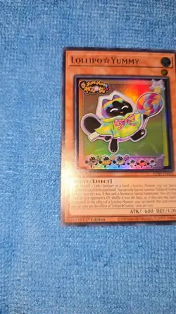 Lollipo Yummy JUSH-EN018 Yu-Gi-Oh Justice Hunters 1st Edition UR - Image 2