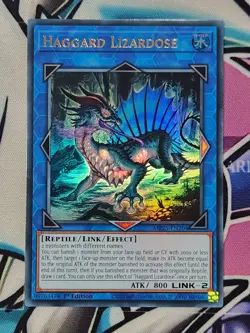 Haggard Lizardose 1st Edition Yu-Gi-Oh Ultra Rare MP25-EN204 - Image 1