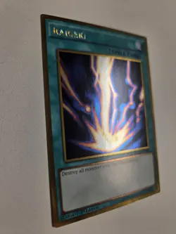 Raigeki PGL2-EN048 Premium Gold: Return of the Bling 1st Edition Yugioh VLP - Image 2