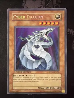 Cyber Dragon CT03-EN002 Limited Edition Secret Rare LP - Image 2