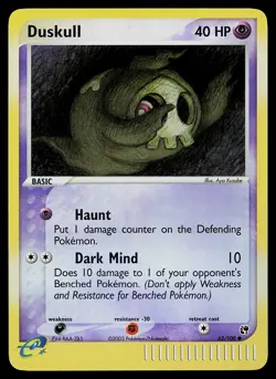 Pokemon Card - Duskull Sandstorm 62/100 Common Reverse Holo - Image 1