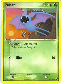2x (DEOXYS-083) Zubat (C) Pokemon EX Deoxys Card # 83 - Image 1