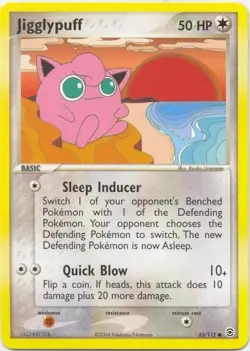 2x (pok-FRLG-065) Jigglypuff (C) Pokemon EX FireRed LeafGreen Card # 65 - Image 1