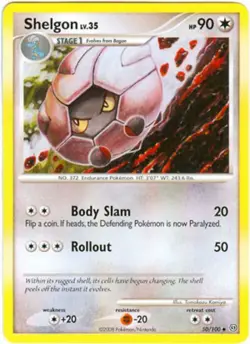 2x (pok-SF-050) Shelgon (U) Pokemon D&P Stormfront Card # 50 - Image 1