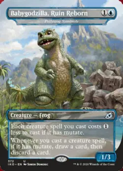 ~ Babygodzilla, Ruin Reborn ~ NM ~ Ikoria: Lair of Behemoths ~ MTG ~ - Image 1