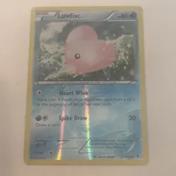 Pokemon Card Luvdisc 27/106 XY Flashfire Reverse Holo Uncommon TCG NM - Image 1