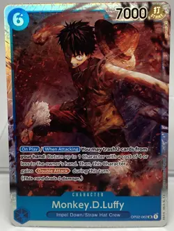 One Piece Card Game-Monkey.D.Luffy OP02-062 SR NM (English Edition) - Image 1