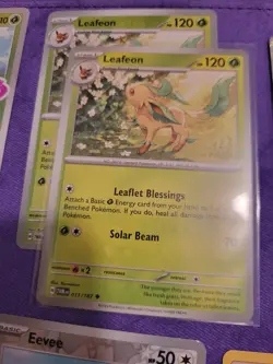 Leafeon Eevee Set Collection 9 Card Pokemon Gift Set Nm TCG - Image 5