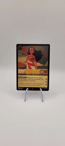 Disney Lorcana TCG: Moana Of Motunui 14/204 Rare NM Card FOIL - Image 2