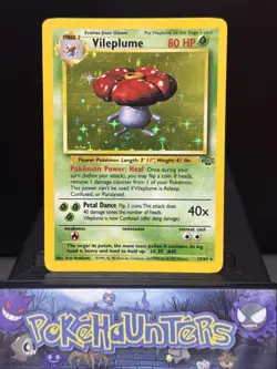 Pokemon Card Vileplume 15/64 Jungle Set Rare Holo WOTC Near Mint - Image 1
