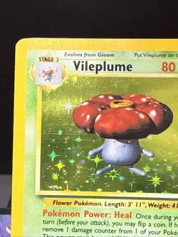 Pokemon Card Vileplume 15/64 Jungle Set Rare Holo WOTC Near Mint - Image 3