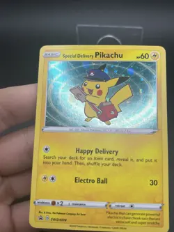 Pokemon Special Delivery Pikachu SWSH074 SWSH: Sword & Shield Promo Cards Holo - Image 3