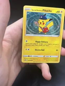 Pokemon Special Delivery Pikachu SWSH074 SWSH: Sword & Shield Promo Cards Holo - Image 4