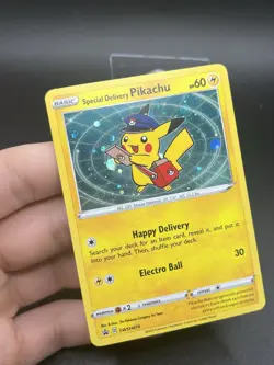 Pokemon Special Delivery Pikachu SWSH074 SWSH: Sword & Shield Promo Cards Holo - Image 5