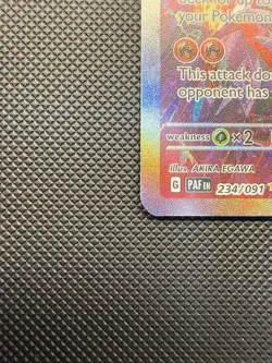 Charizard EX 234/091 Paldean Fates Pokemon Card - Image 5