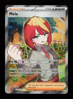 Mela 140/131 Ultra Rare SV: Prismatic Evolutions Pokemon Card - Image 1