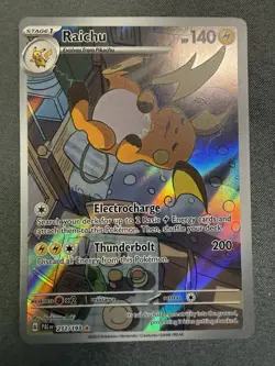 Raichu 211/193 ILLUSTRATION RARE Paldea Evolved HOLO NM Pokemon Card - Image 2
