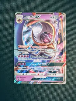 Pokemon Lunala GX SM17 Card Sm Promos Holo. Lightly Played Condition. See Pics - Image 1