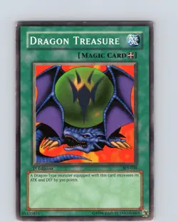 Yu-Gi-Oh TCG Dragon Treasure SDJ-038 1st Edition Regular Common Card LP - Image 1