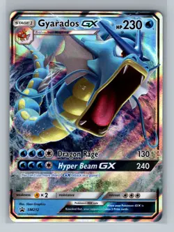Pokemon Card - Gyarados GX SM212 - Black Star Promo - Holo - Image 1