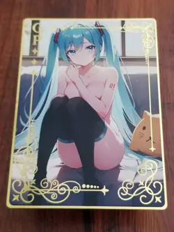 Hatsune Miku - Goddess Story Gold Metal GP Card - Image 1