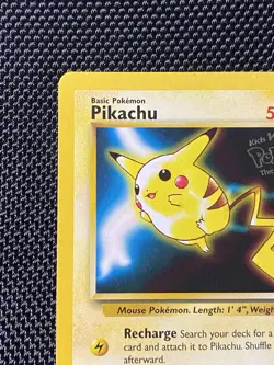Pikachu Movie Promo WOTC 4 Black Star Promo Pokemon Card LP/NM - Image 2