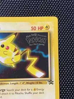 Pikachu Movie Promo WOTC 4 Black Star Promo Pokemon Card LP/NM - Image 3